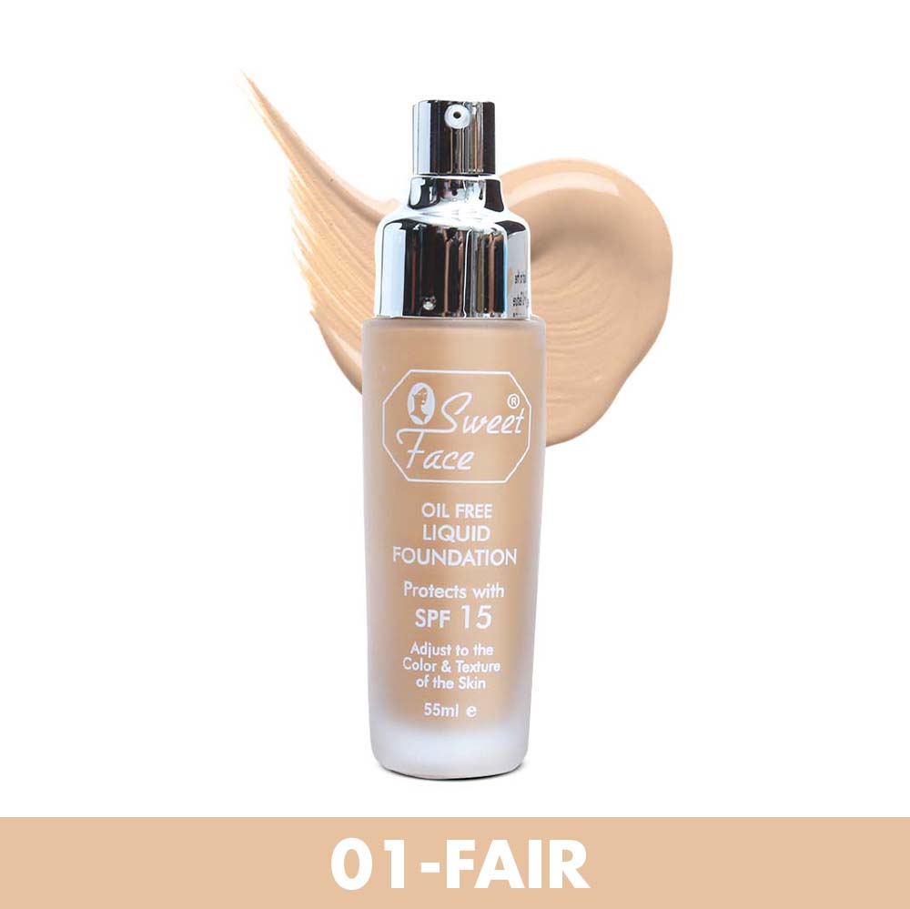Oil Free Liquid Foundations - Sweetface