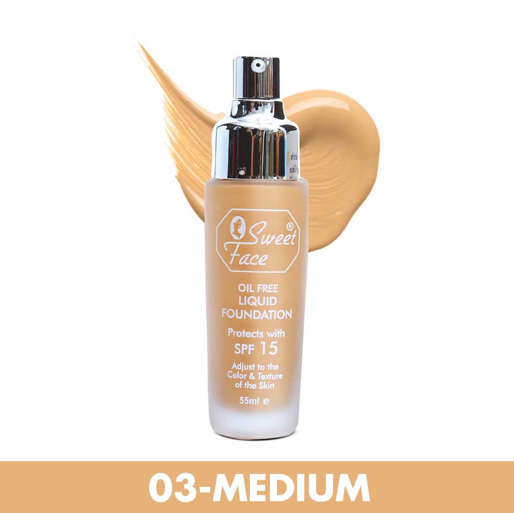 Oil Free Liquid Foundations - Sweetface