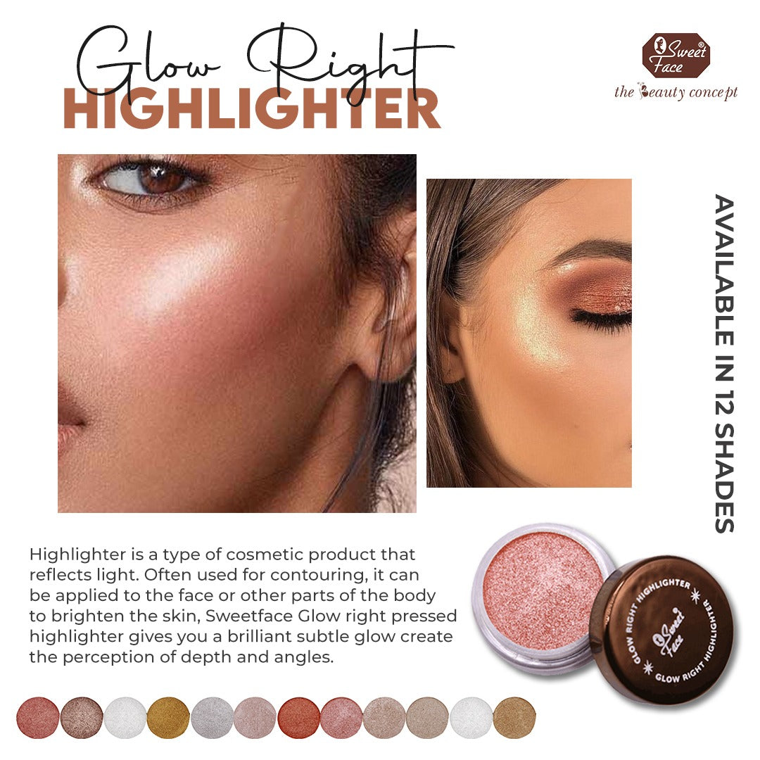 Glow Right Highlighter - Sweetface