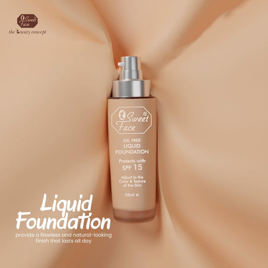Oil Free Liquid Foundations - Sweetface
