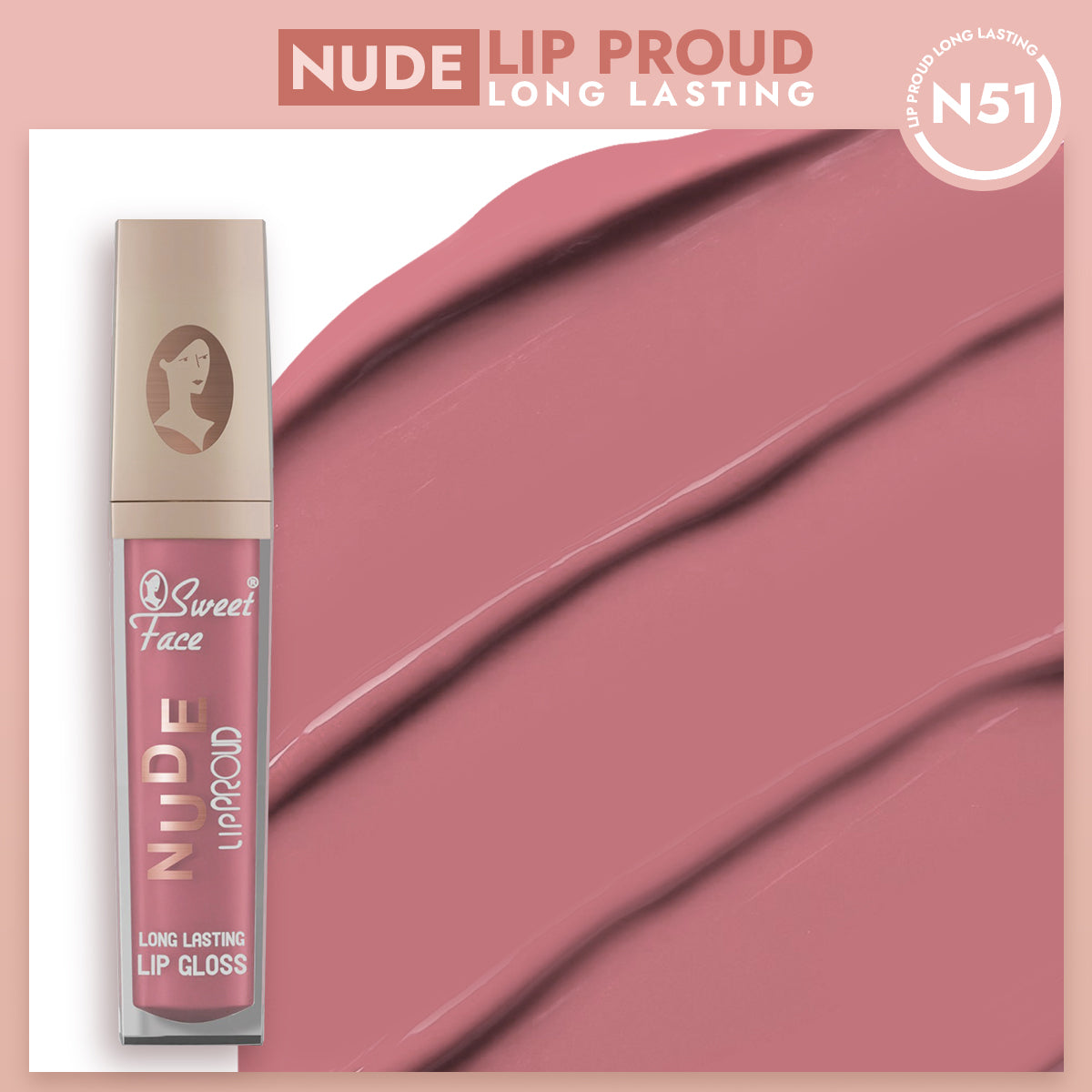 Nude Long Lasting Matte Lip Gloss