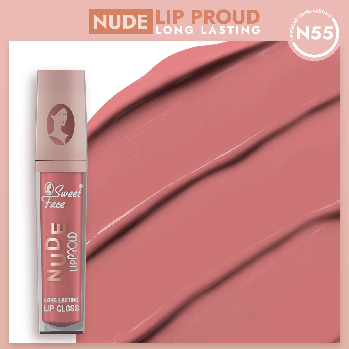 Nude Long Lasting Matte Lip Gloss
