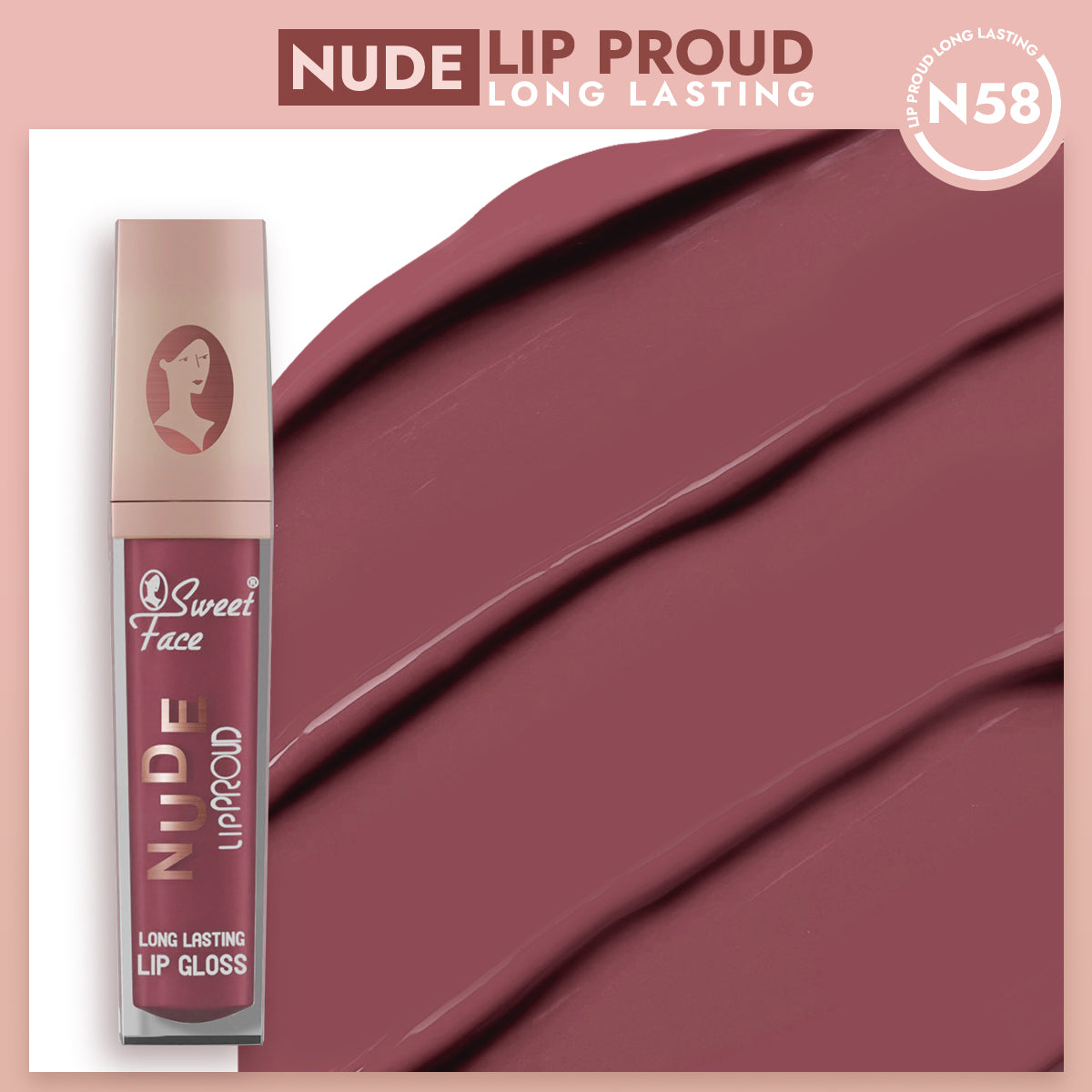 Nude Long Lasting Matte Lip Gloss