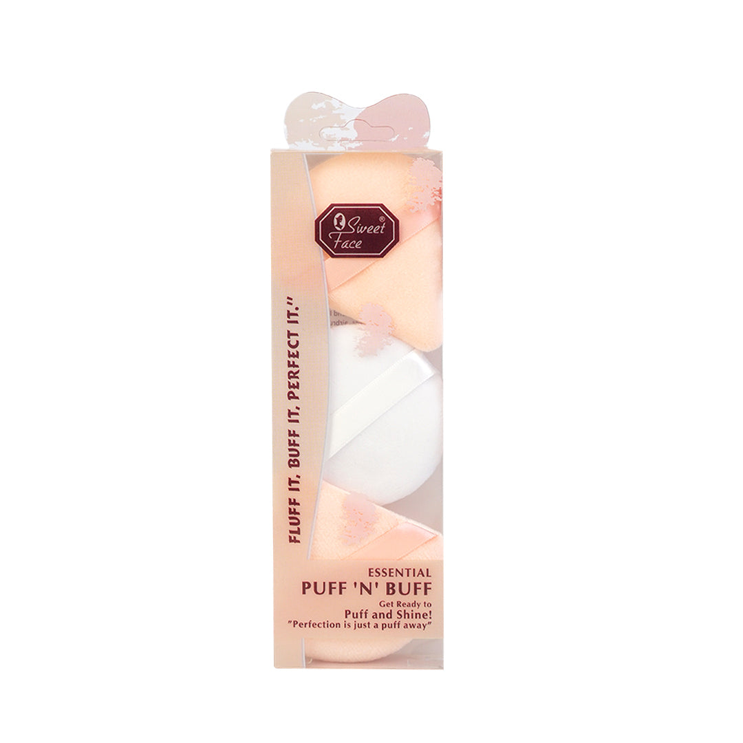 3 in 1 Essential Puff & Buff - Sweetface