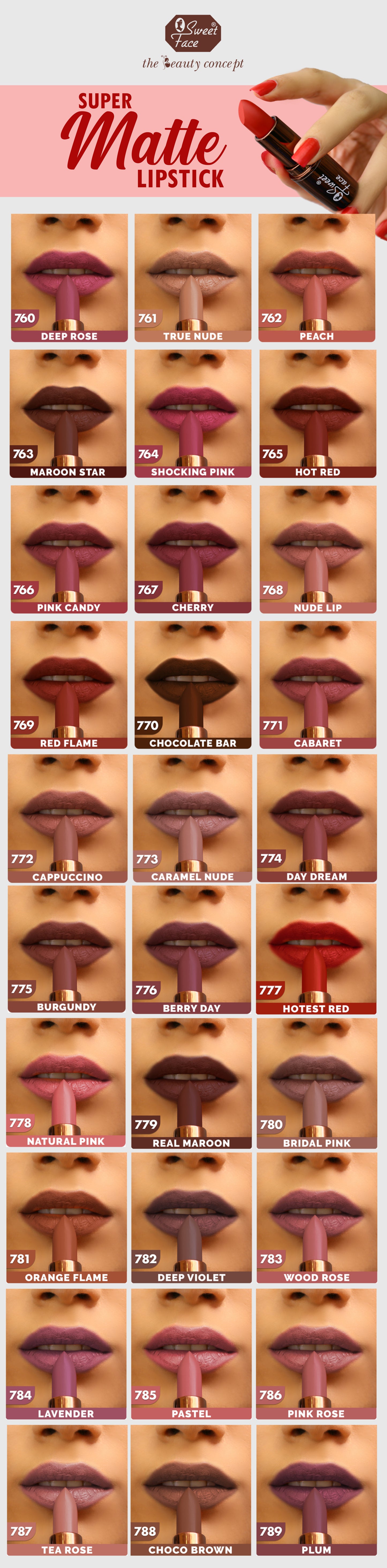 Super Matte Lipstick - Sweetface