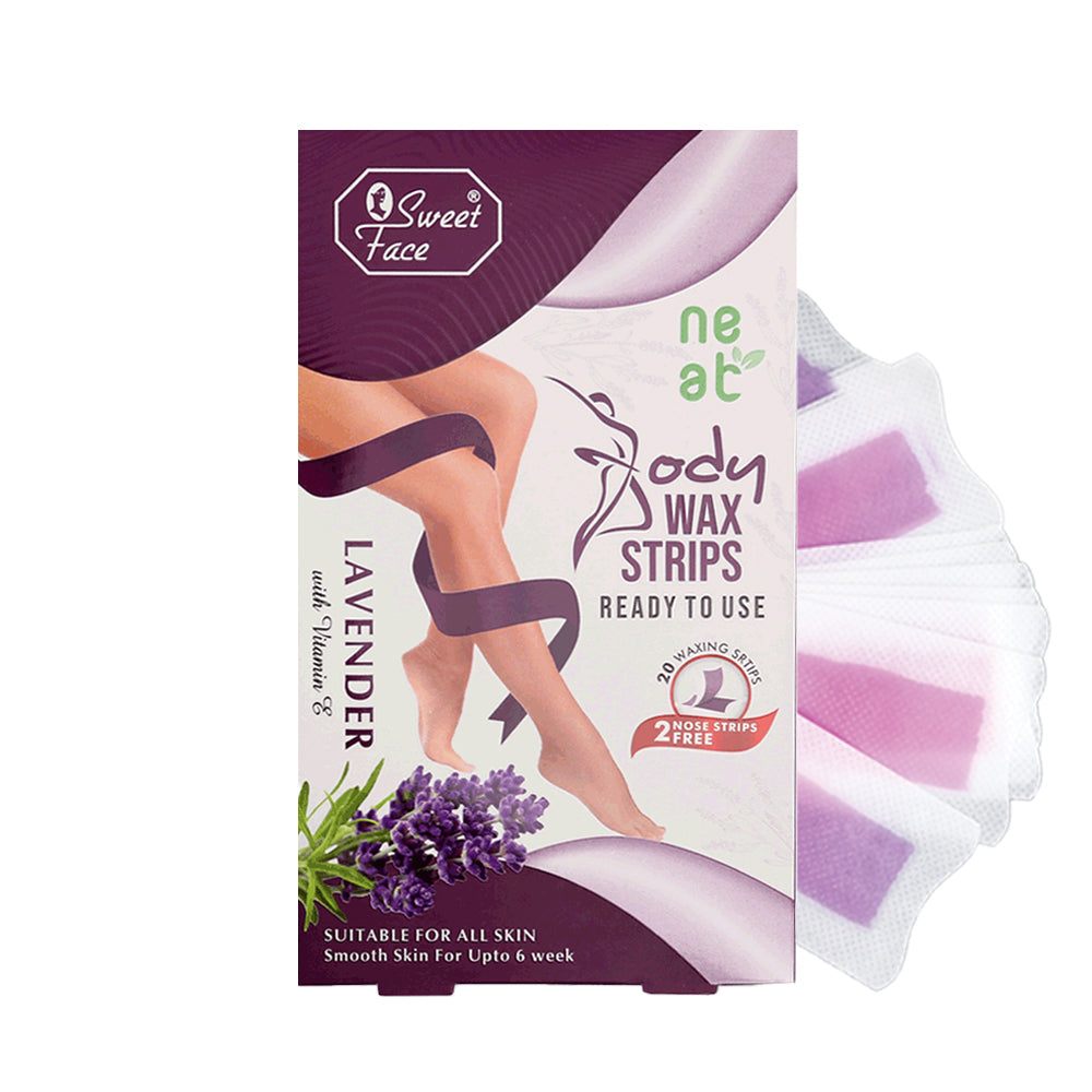 Hair Removing Body Wax Strips - Sweetface