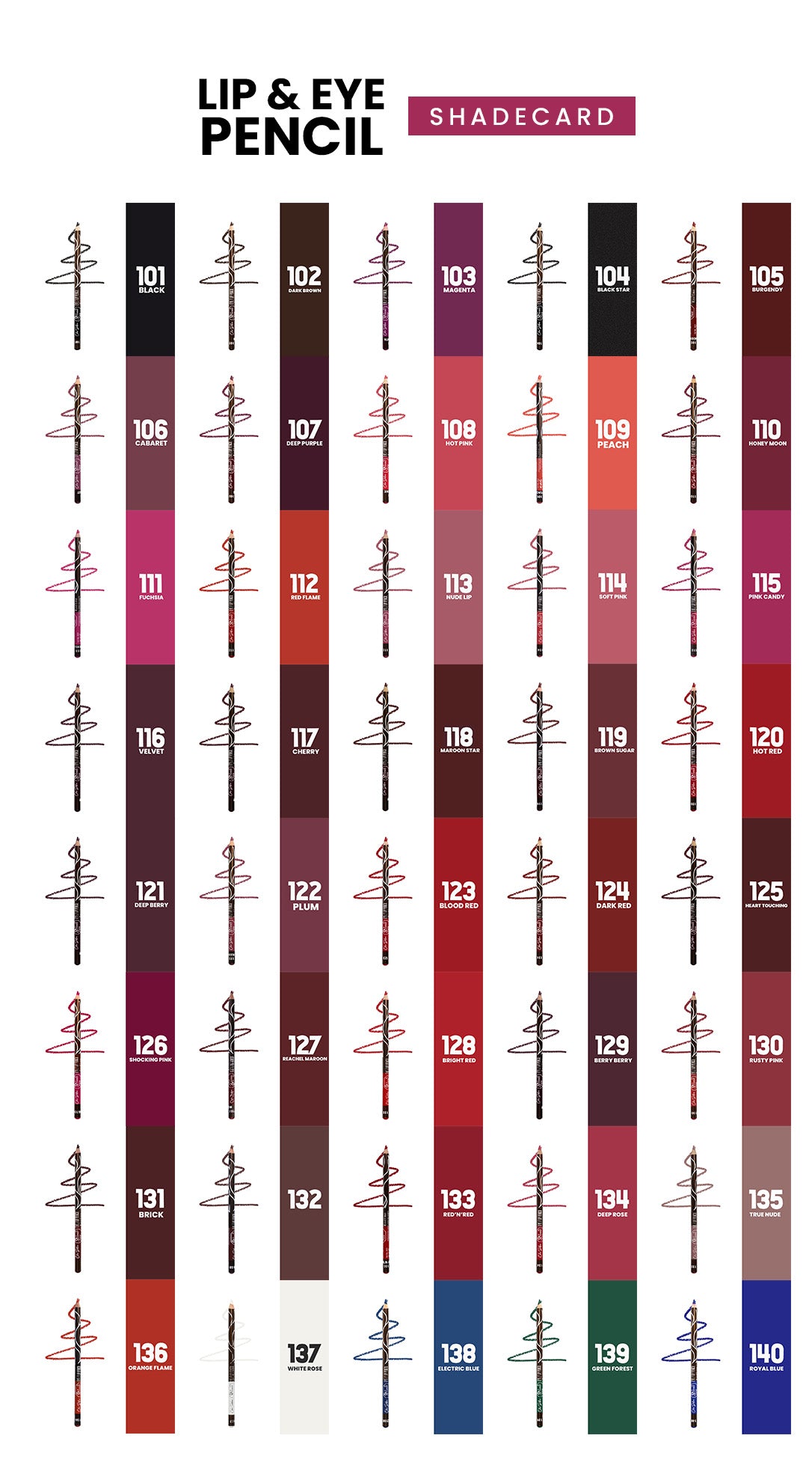 Lip N Eye Pencil - Sweetface