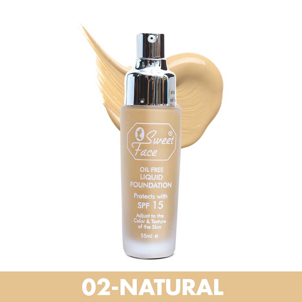 Oil Free Liquid Foundations - Sweetface