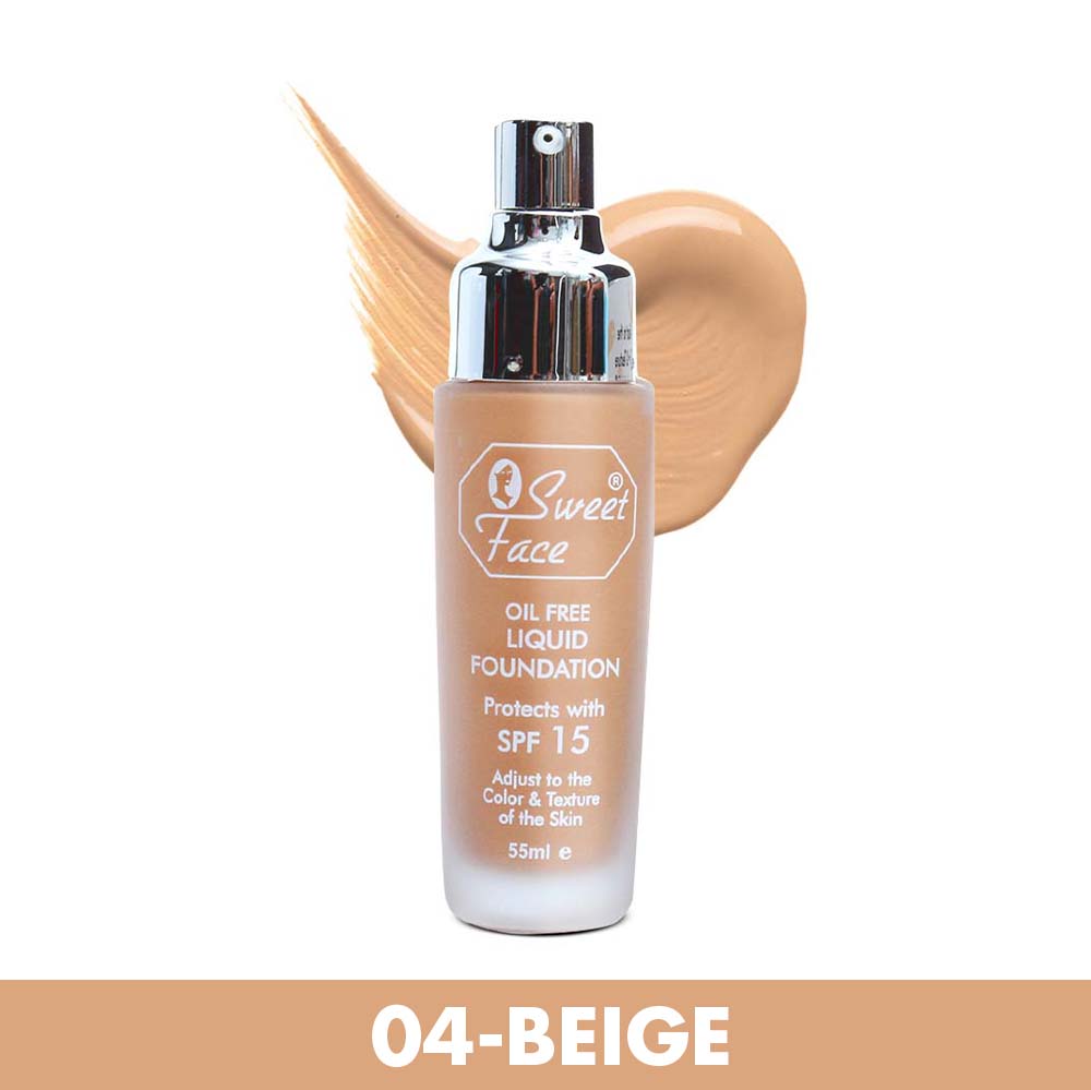 Oil Free Liquid Foundations - Sweetface