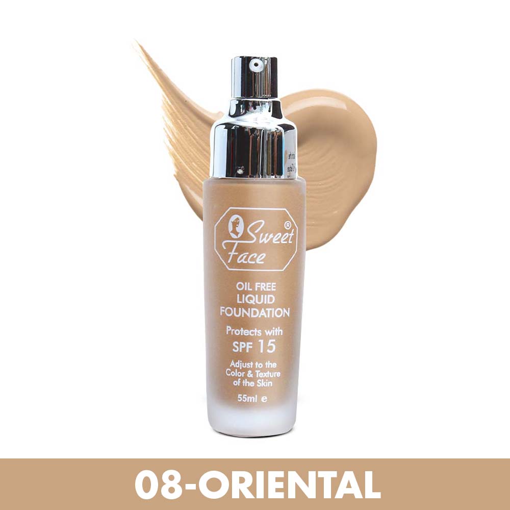 Oil Free Liquid Foundations - Sweetface