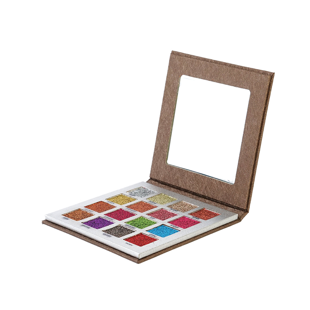 16 Color Glitter Eye Platte kit - Sweetface