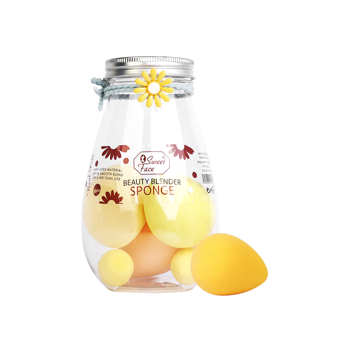6 in 1 Beauty Blender Sponge - Sweetface