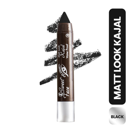 SweetFace Matte Kajal – Smudge Proof, Long-Lasting Eye Definition
