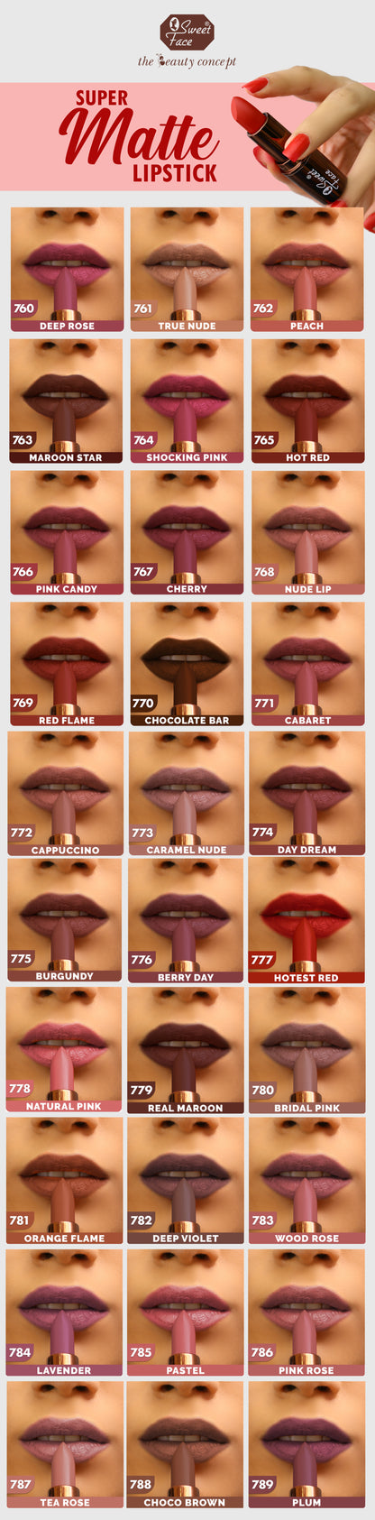 Super Matte Lipstick - Sweetface